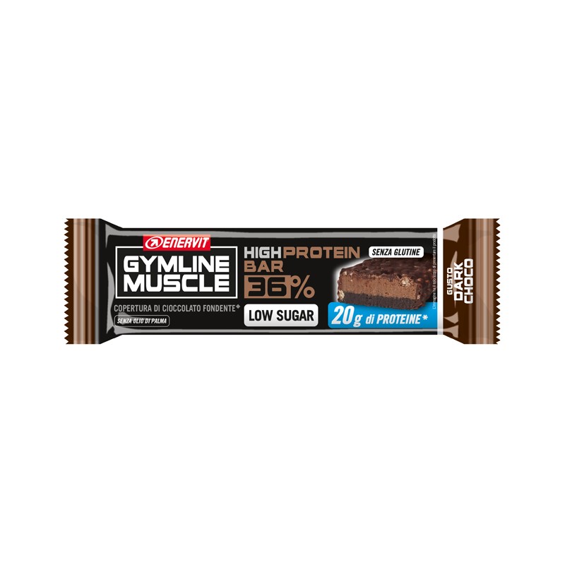 Enervit Gymline Protein Bar 36% Barretta Dark Chocolate 55 G - IMPORT-PF - 981564370 - Enervit - € 2,55