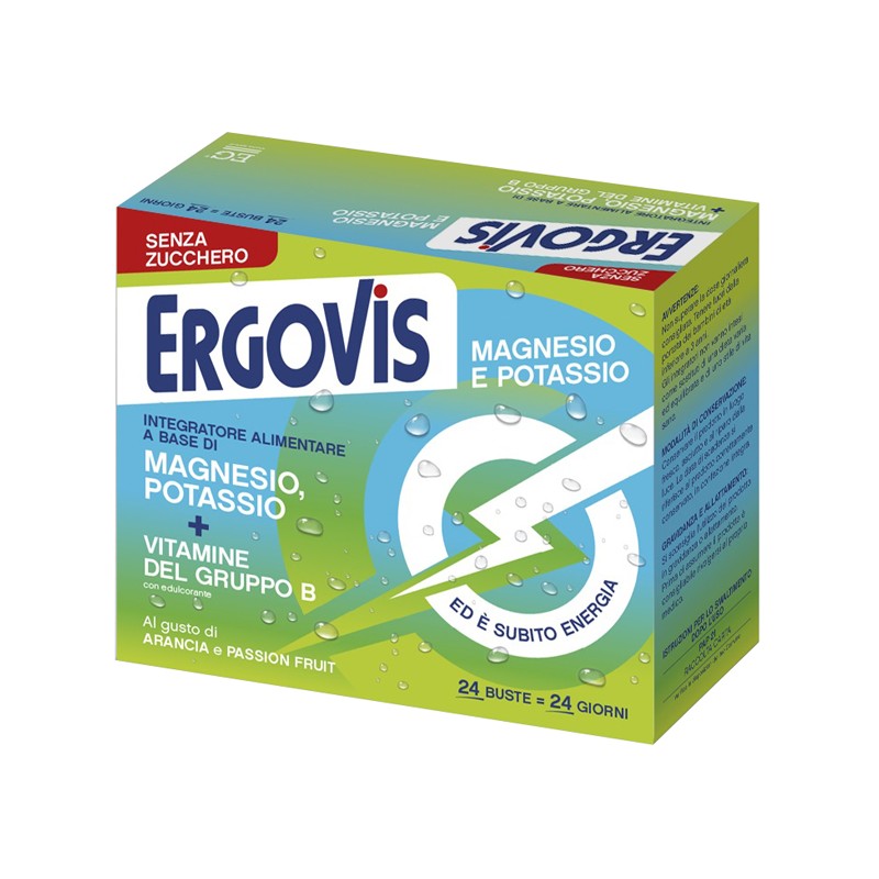 Eg Ergovis Mg+k Vitamine B Senza Zucchero 24 Bustine - Integratori multivitaminici - 987406319 - Eg - € 12,60