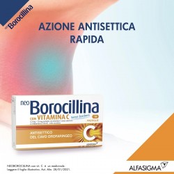 NeoBorocillina Vitamina C Senza Zucchero Antisettico 16 Pastiglie - Raffreddore e influenza - 022632184 - Neoborocillina - € ...