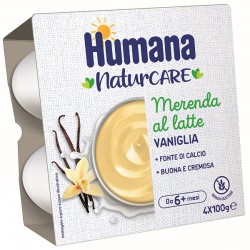Humana Italia Humana Merenda Vaniglia 4 Vasetti Da 100 G - Alimentazione e integratori - 945098945 - Humana - € 2,74