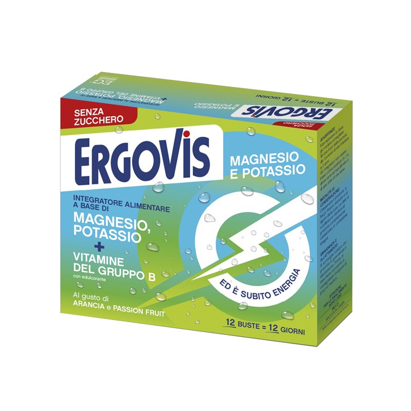 Eg Ergovis Mg+k Vitamine B Senza Zucchero 12 Bustine - Integratori multivitaminici - 987406307 - Eg - € 10,32