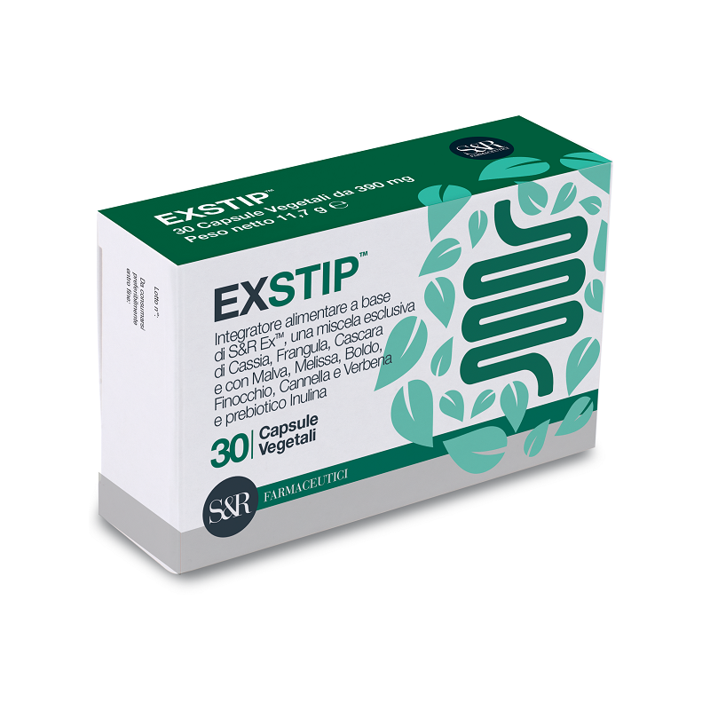 S&r Farmaceutici Exstip 30 Capsule Vegetali - Integratori per regolarità intestinale e stitichezza - 984370852 - S&r Farmaceu...