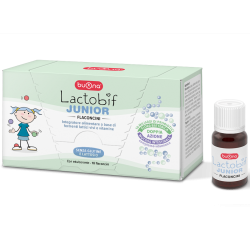 Buona Lactobif Junior Fermenti Lattici Bambini Vitamine 10 Flaconcini - Fermenti lattici per bambini - 987540453 - Buona - € ...
