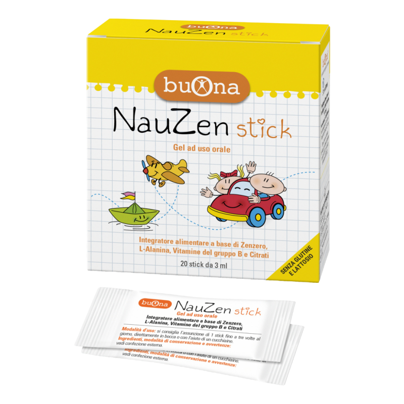 Buona NauZen Stick Antinausea Zenzero Vitamine B 20 Stick - Integratori neonati e bambini - 982752457 - Buona - € 14,90
