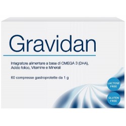 Adl Farmaceutici Gravidan 60 Compresse Gastroprotette - Integratori prenatali e postnatali - 939969933 - Adl Farmaceutici - €...