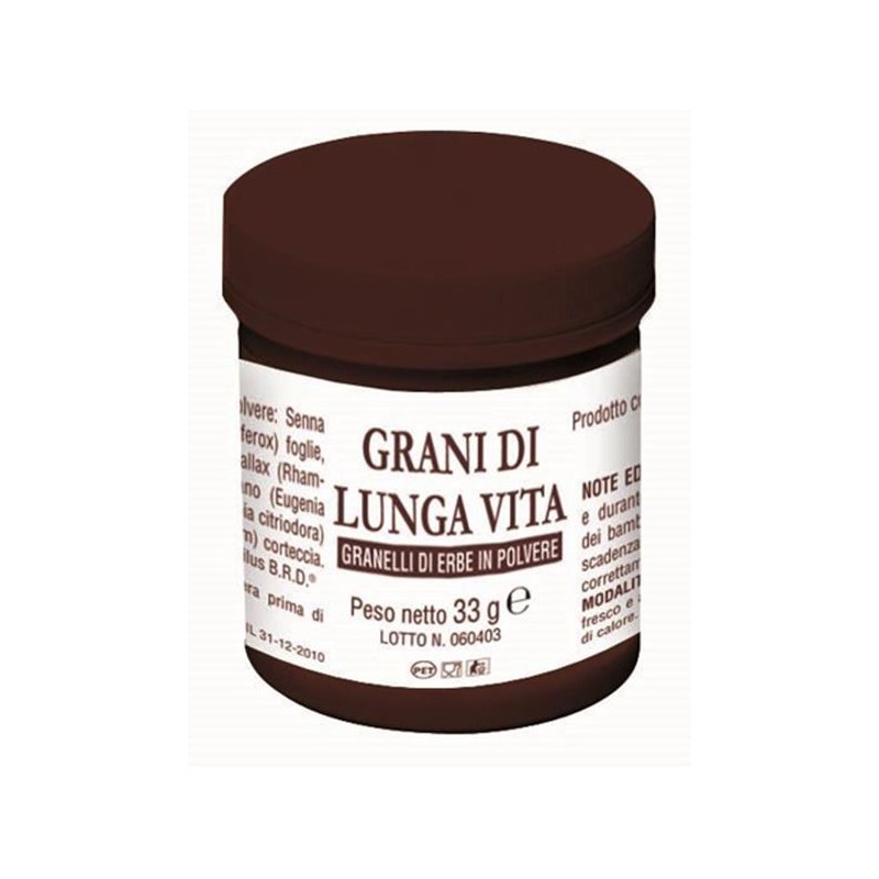 Bioerbe Grani Lunga Vita Transito Intestinale 33 g - Integratori per regolarità intestinale e stitichezza - 903605083 - Bioer...