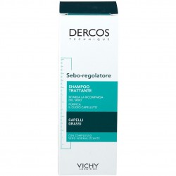 Vichy Dercos Shampoo Sebo Regolatore Capelli Grassi 200 ml - Shampoo per capelli grassi - 987401243 - Vichy - € 10,26