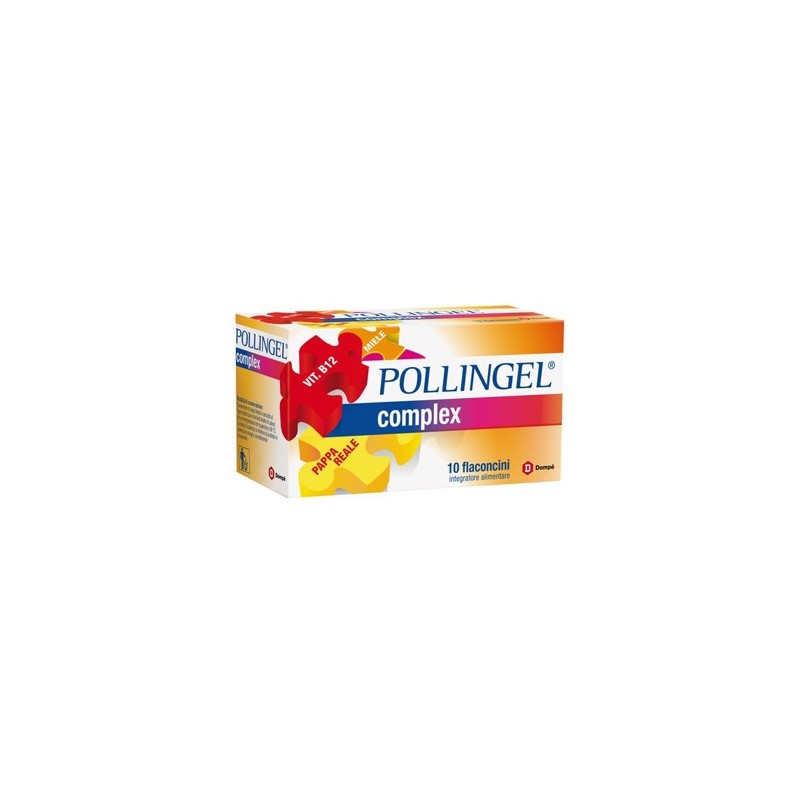 Dompe' Farmaceutici Pollingel Complex 10 Flaconcini 10 Ml - Integratori per difese immunitarie - 924177874 - Pollingel - € 10,00