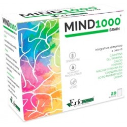 Mind 1000 Brain Integratore Per Migliorare Memoria E Concentrazione 20 Bustine - Integratori per concentrazione e memoria - 9...
