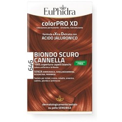 Zeta Farmaceutici Euphidra Colorpro Gel Colorante Capelli Xd 646 Cannella 50 Ml In Flacone + Attivante + Balsamo + Guanti - T...