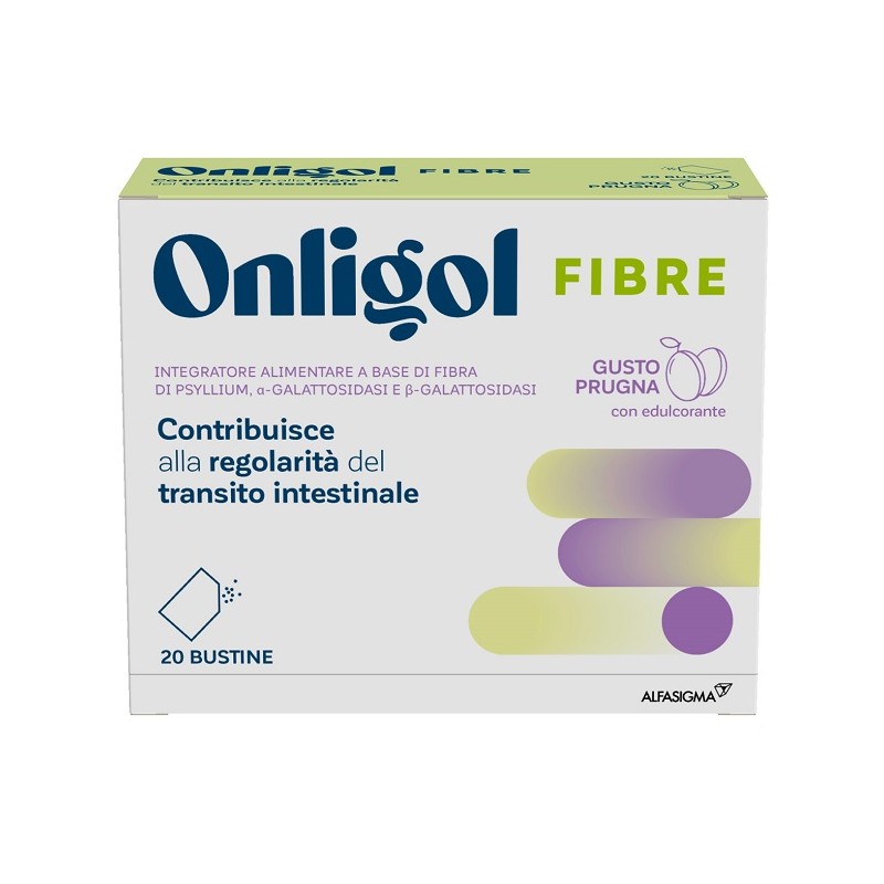 Alfasigma Onligol Fibre Prugna 20 Bustine - Integratori per regolarità intestinale e stitichezza - 987247689 - Alfasigma - € ...