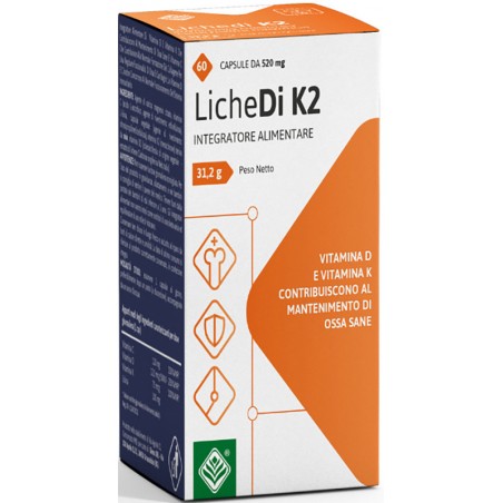 Gheos Lichedi K2 60 Capsule - Integratori - 975522689 - Gheos - € 29,77