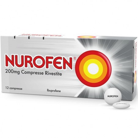 Nurofen Ibuprofene 200 mg Antidolorifico 12 Compresse - Farmaci per dolori muscolari e articolari - 025634015 - Nurofen - € 3,20