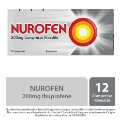 Nurofen Ibuprofene 200 mg Antidolorifico 12 Compresse - Farmaci per dolori muscolari e articolari - 025634015 - Nurofen - € 3,20