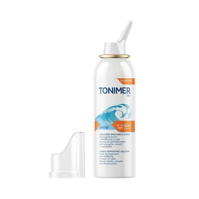Tonimer Spray Idratante Naso Soluzione Ipertonica 125 ml - Soluzioni Ipertoniche - 986792265 - Tonimer Lab - € 10,44