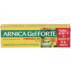 Sella Gel Arnica Forte Contusioni Muscolari 72 ml - Creme e pomate naturali - 971957446 - Sella - € 4,86