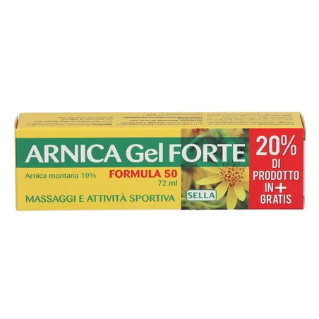 Sella Gel Arnica Forte Contusioni Muscolari 72 ml - Creme e pomate naturali - 971957446 - Sella - € 4,88