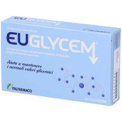 Euglycem Controllo Glicemico Con Cromo E Banaba 30 Compresse - Rimedi vari - 984502854 - Italfarmaco - € 18,53