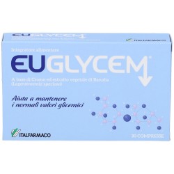 Euglycem Controllo Glicemico Con Cromo E Banaba 30 Compresse - Rimedi vari - 984502854 - Italfarmaco - € 18,68