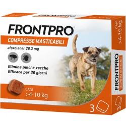 FRONTPRO*3 cpr mast 28,3 mg per cani da 4 a 10 kg - Rimedi vari - 105682052 -  - € 37,28