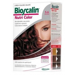 Bioscalin Nutricolor Tintura N° 5,6 Mogano Con Sincro Biogenina 124 Ml - Tinte e colorazioni per capelli - 971011248 - Biosca...