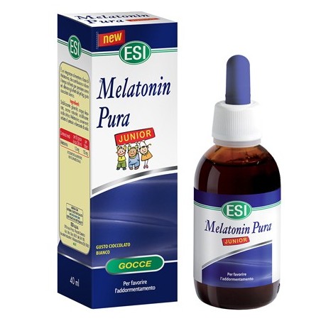 Esi Melatonin Pura Junior Gocce 40 Ml - Integratori per umore, anti stress e sonno - 971137827 - Esi - € 8,61