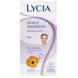 Lycia Strisce Depilatorie Viso Delicate Touch 20 Pezzi - Prodotti per la rasatura e depilazione - 974892503 - Lycia - € 7,48