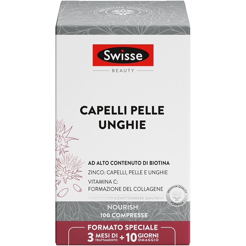 Health And Happiness It. Swisse Beauty Capelli Pelle Unghie 100 Compresse - Integratori per pelle, capelli e unghie - 9880117...