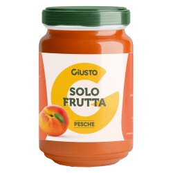 Farmafood Giusto Solo Frutta Confettura Pesche 220 G - Sostitutivi pasto e sazianti - 988341549 - Farmafood - € 4,26