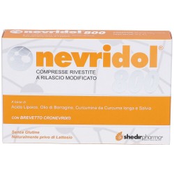 Nevridol 800 Integrità Cellulare E Antiossidante 20 Compresse - Integratori antiossidanti e anti-età - 942873504 - Shedir Pha...