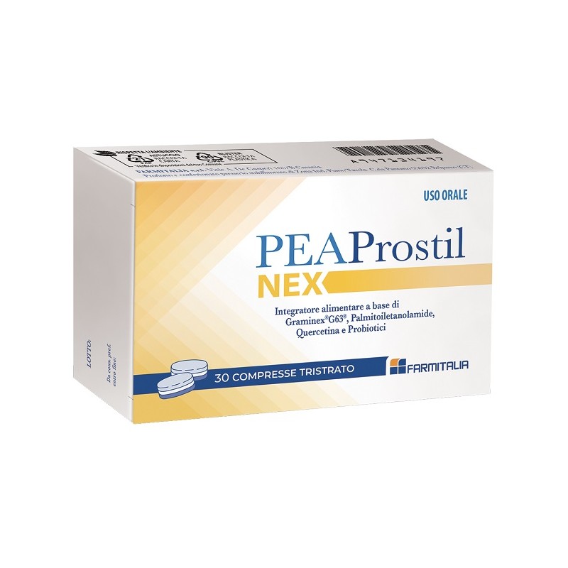 Peaprostil Nex 30 Compresse Tristrato - Integratori per apparato uro-genitale e ginecologico - 947134197 - Farmitalia - € 27,24