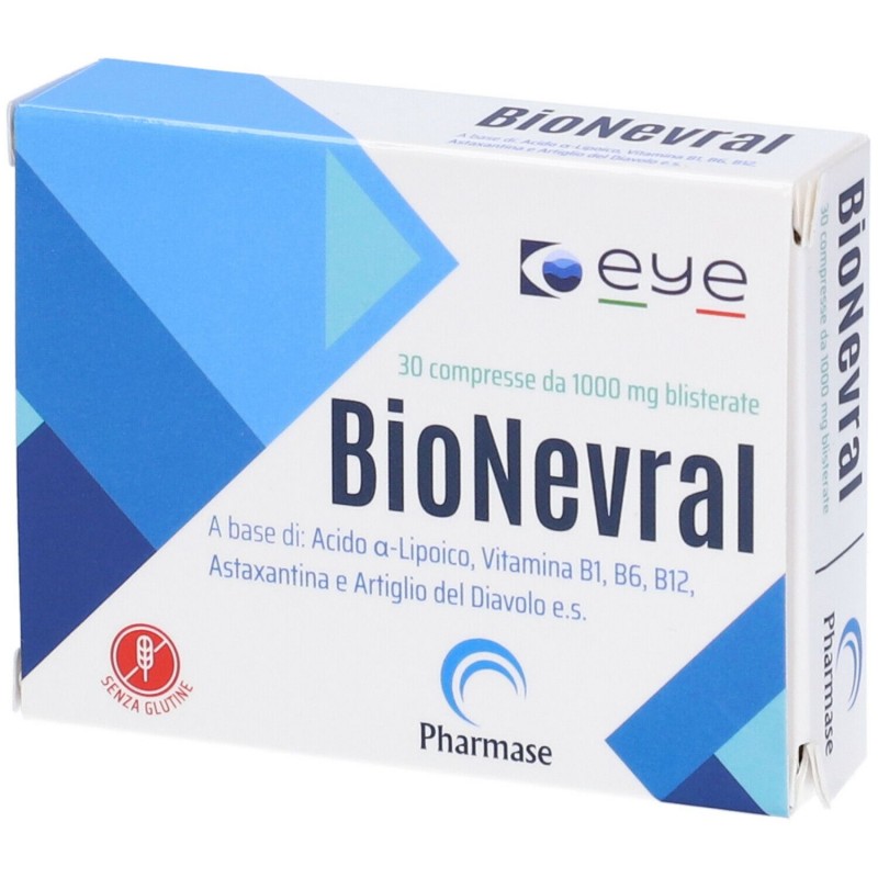 BioNevral Integratore Vitamine B e Antiossidanti 30 Compresse - Integratori per sistema nervoso - 933514402 - Pharmase - € 28,45