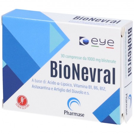 BioNevral Integratore Vitamine B e Antiossidanti 30 Compresse - Integratori per sistema nervoso - 933514402 - Pharmase - € 28,45