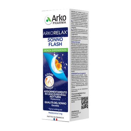Arkofarm Arkorelax Flash Sonno Spray 20 G - Integratori per dormire - 985833413 - Arkofarm - € 9,16