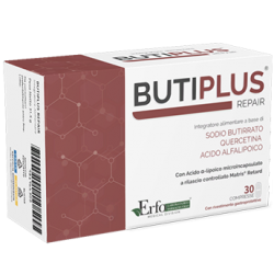 Erfo Butiplus Repair Benessere Gastrointestinale 30 Compresse - Integratori per regolarità intestinale e stitichezza - 988038...