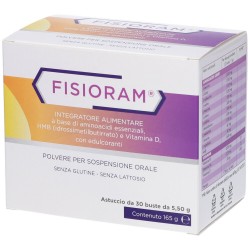Fisioram Integratore Aminoacidi HMB Vitamina D 30 Bustine - Integratori a base di proteine e aminoacidi - 980556056 - Errekap...