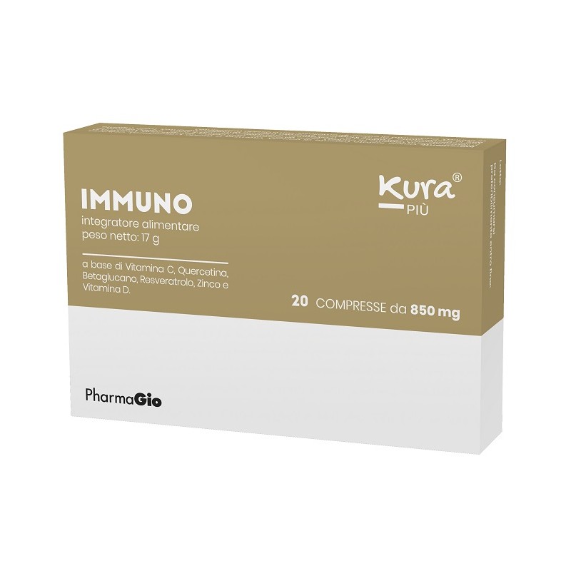 Pharmagio Kura Piu' Immuno 20 Compresse - Integratori per difese immunitarie - 945205262 - Pharmagio - € 20,75