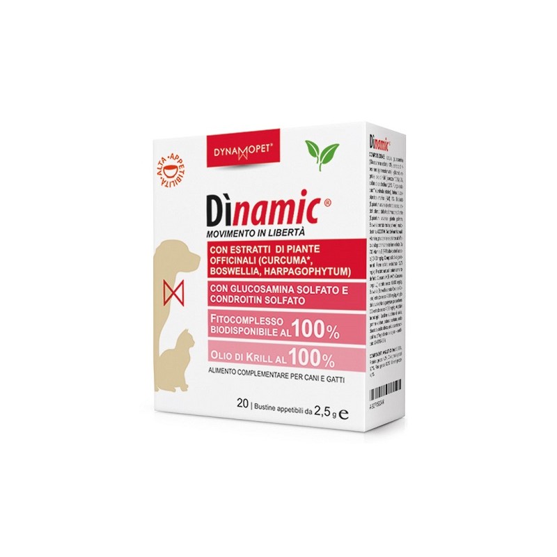 Dynamopet Dinamic 20 Bustine 2,5 G - Veterinaria - 927153344 - Dynamopet - € 15,04