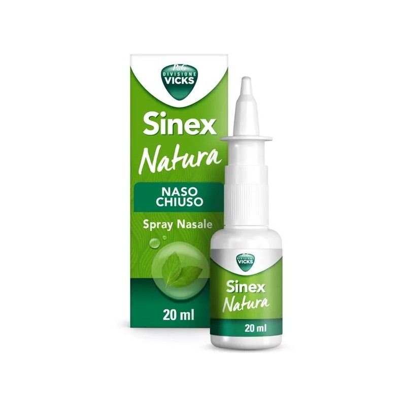 Vicks Sinex Natura Spray Nasale Ipertonico 20 Ml - Soluzioni Ipertoniche - 984819045 - Vicks - € 7,01