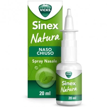 Vicks Sinex Natura Spray Nasale Ipertonico 20 Ml - Soluzioni Ipertoniche - 984819045 - Vicks - € 7,01