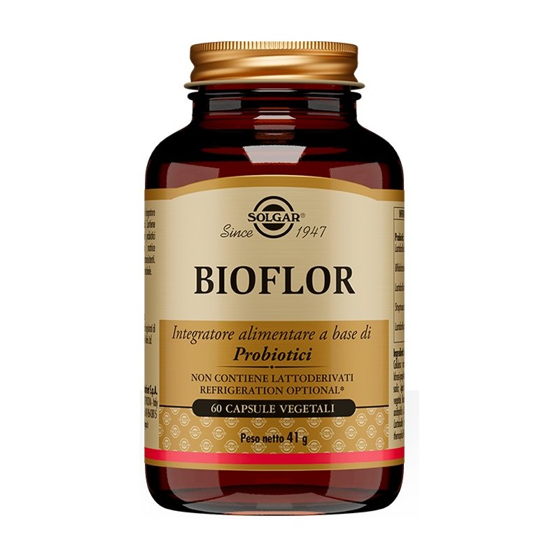 Solgar Bioflor Integratore di Probiotici 60 Capsule Vegetali - Integratori di fermenti lattici - 947091284 - Solgar - € 28,89