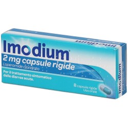 Imodium Trattamento per Diarree Acute 8 Capsule Rigide - Farmaci per diarrea - 023673066 - Imodium - € 5,99