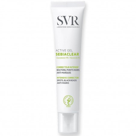 SVR Sebiaclear Active Gel Punti Neri E Comedoni 40 Ml - Trattamenti per pelle impura e a tendenza acneica - 982461129 - SVR -...