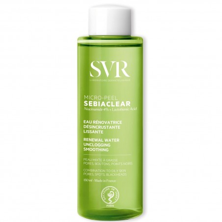 SVR Sebiaclear Micro-Peel Acqua Dermatologica 150 Ml - Esfolianti - 980481915 - SVR - € 11,69