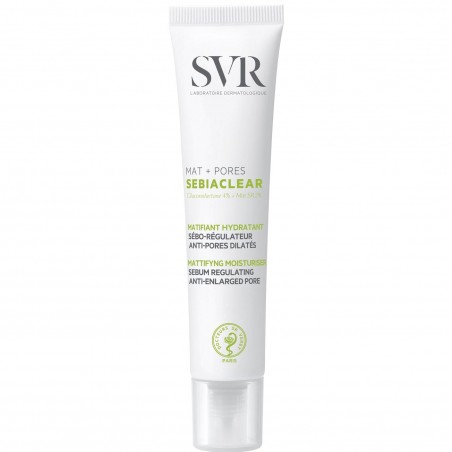 SVR Sebiaclear Mat + Pores Crema Seboregolatrice 40 Ml - Trattamenti per pelle impura e a tendenza acneica - 983533668 - SVR ...