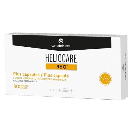 Heliocare 360° Integratore Solare Plus Vegan 30 Capsule - Integratori per l'abbronzatura - 979683455 - Heliocare - € 27,30