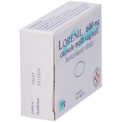 Lorenil 600 mg Trattamento Candidosi 1 Capsula Vaginale - Farmaci ginecologici - 028228171 - Effik Italia - € 8,54
