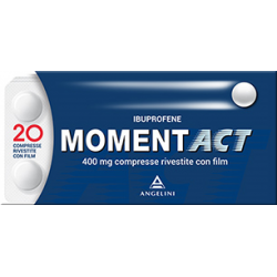 Momentact 400 Mg - 20 Compresse Rivestite - Farmaci per dolori muscolari e articolari - 035618053 - Momentact - € 13,71