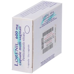 Lorenil 600 mg Trattamento Candidosi 1 Capsula Vaginale - Farmaci ginecologici - 028228171 - Effik Italia - € 8,54
