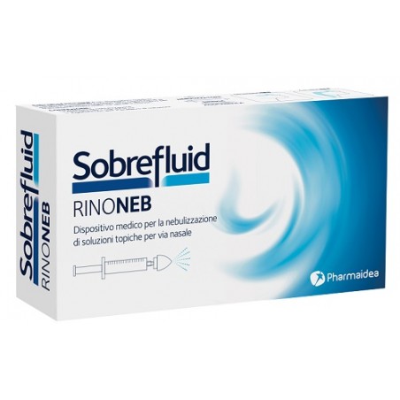 Pharmaidea Sobrefluid Rinoneb Dispositivo Nebulizzatore + Siringa Luer Lock Da 50 Ml + Agocannula Per Prelievo Soluzione - Pr...